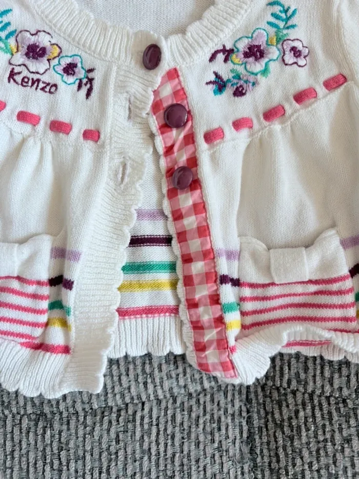 Gilet fille Kenzo kids - photo numéro 3