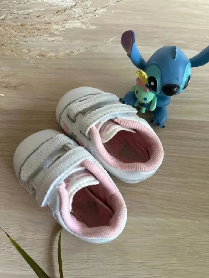 Chaussure basket bébé fille Adidas taille 17 - photo numéro 7