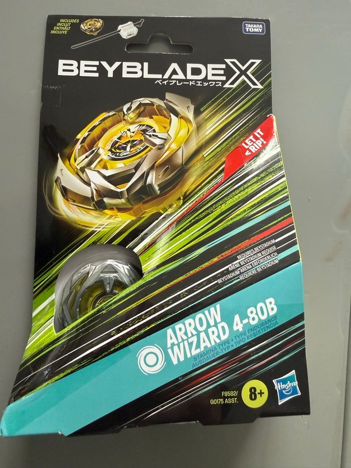 Toupie Beyblade X Arrow Wizard 4-80B + Lanceur - Takara Tomy de Hasbro - photo numéro 4