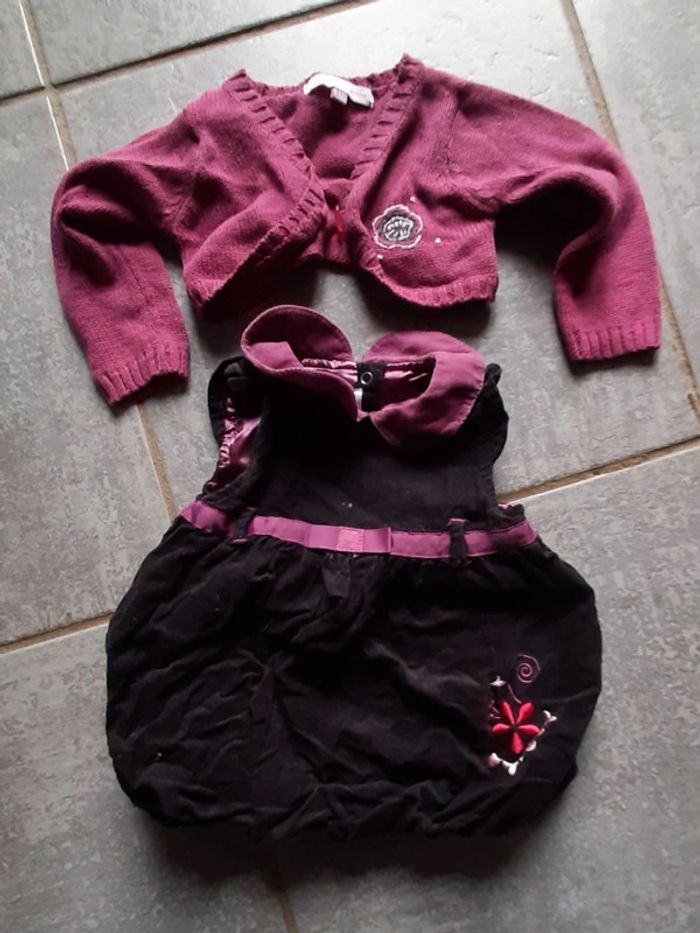 Ensemble robe boléro gémo 3mois