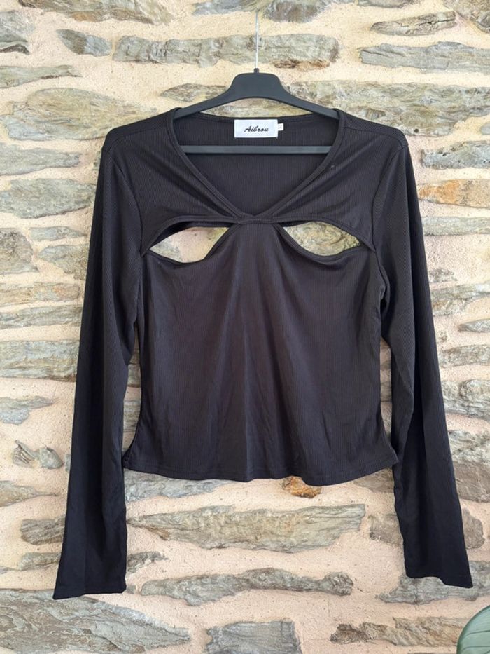 T-shirt taille XL noir neuf