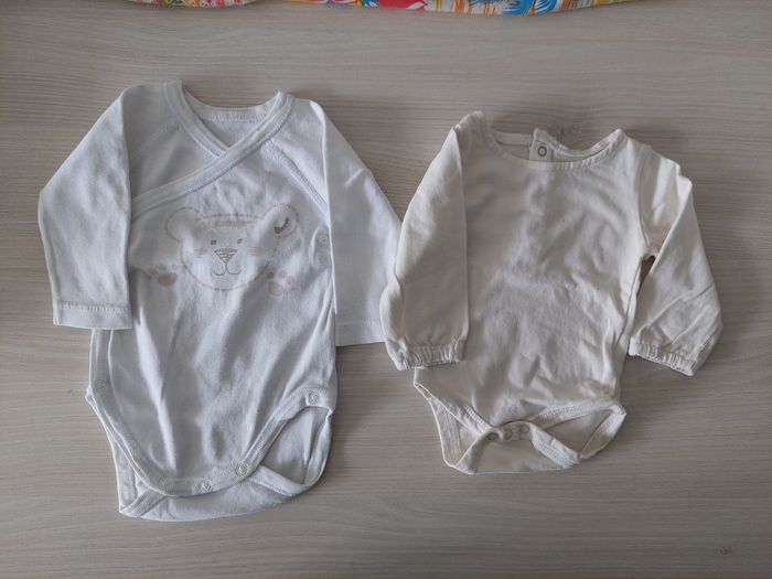 Bodys manches longues 1 mois - photo numéro 5