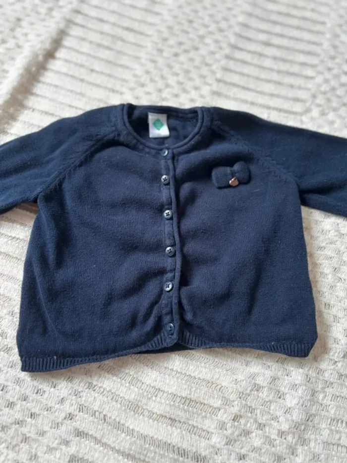 Gilet fille 9 mois Tex - photo numéro 3