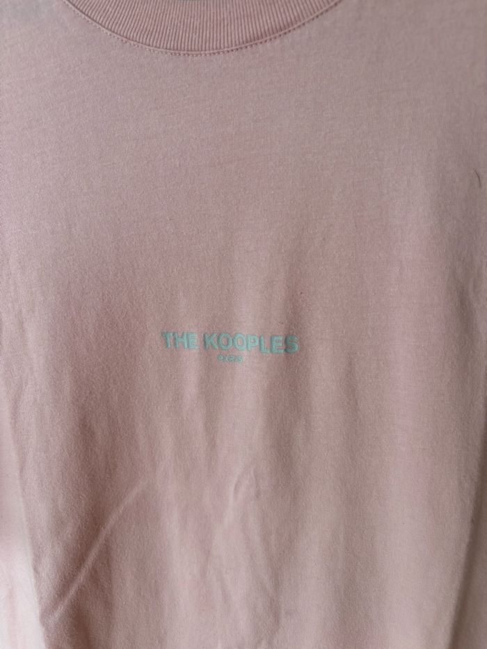 Vends t shirt homme the kooples couleur rose clair taille M