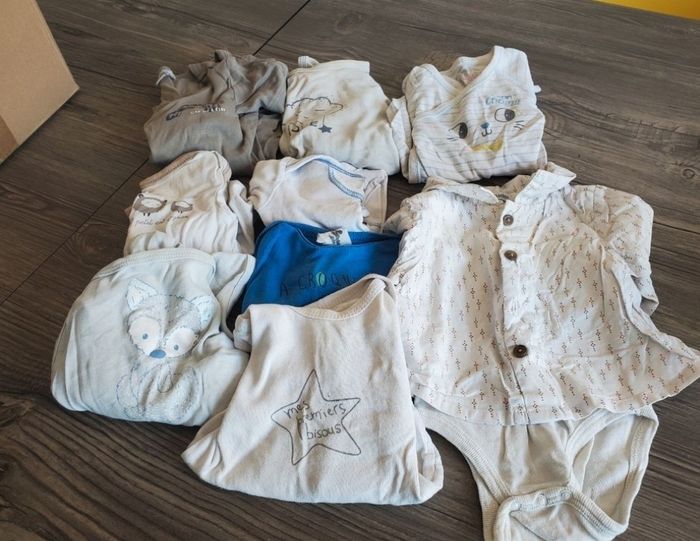 lot de 9 body 3 mois