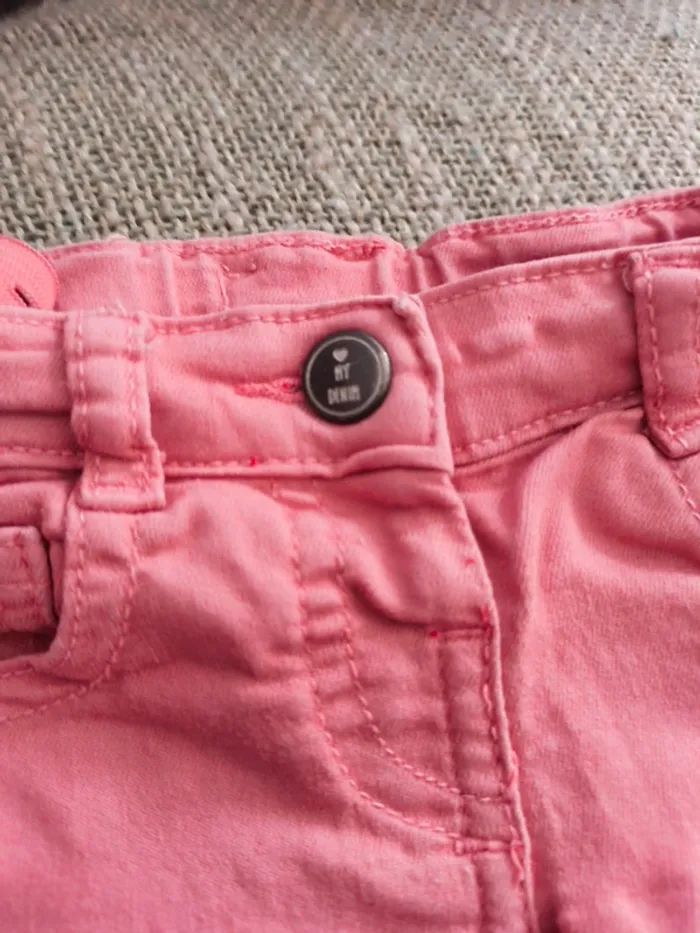 Pantalon fille tape à l'oeil 12 mois excellent état - photo numéro 2