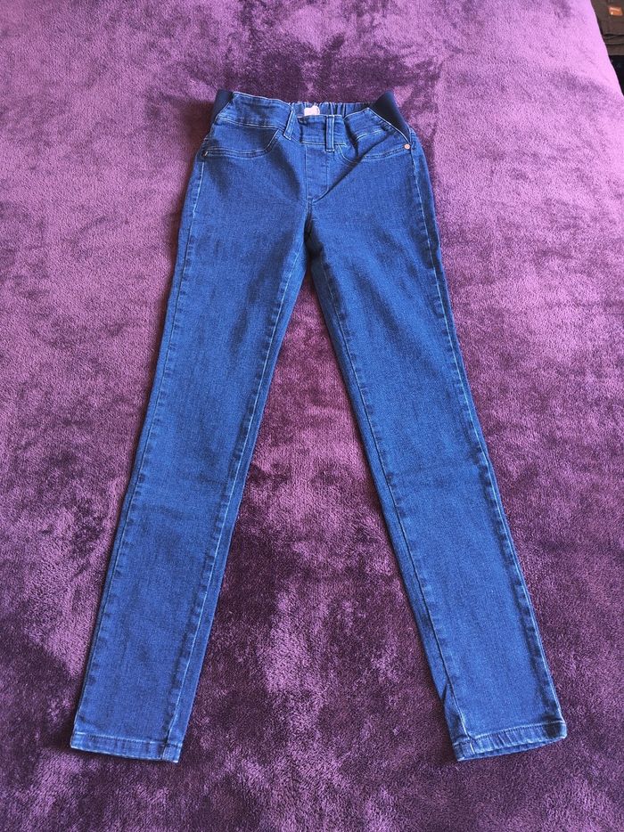 Jeans slim bleu brut maternité neuf Joli Bumb XXS - photo numéro 3