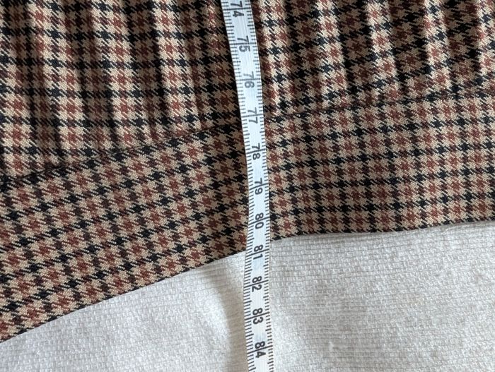 Jupe longue plissee Zara taille 34 bruns carreaux - photo numéro 7