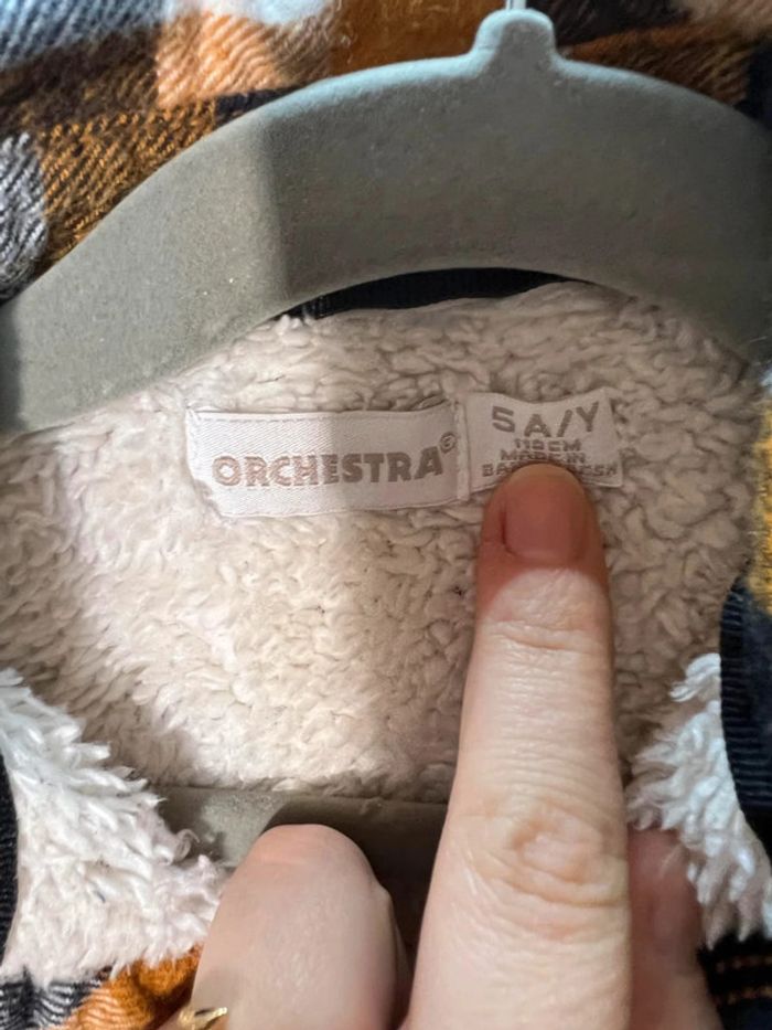 Veste a Carreaux Orchestra - Taille 5 ans - Parfait État. - photo numéro 3