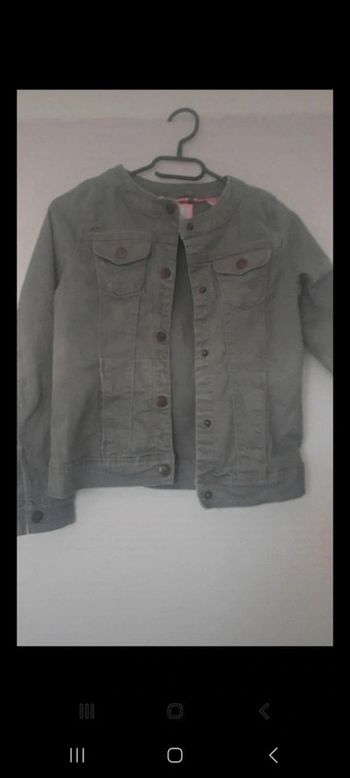 Veste en jean kaki okaidi 12 ans