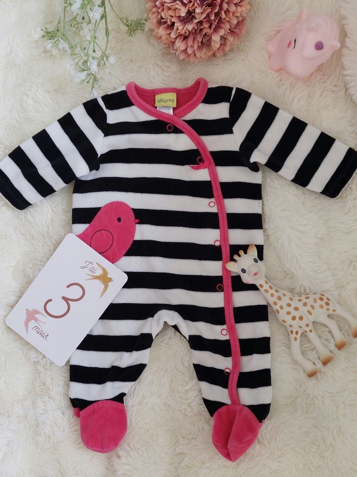 Pyjama velours Taille 3 mois