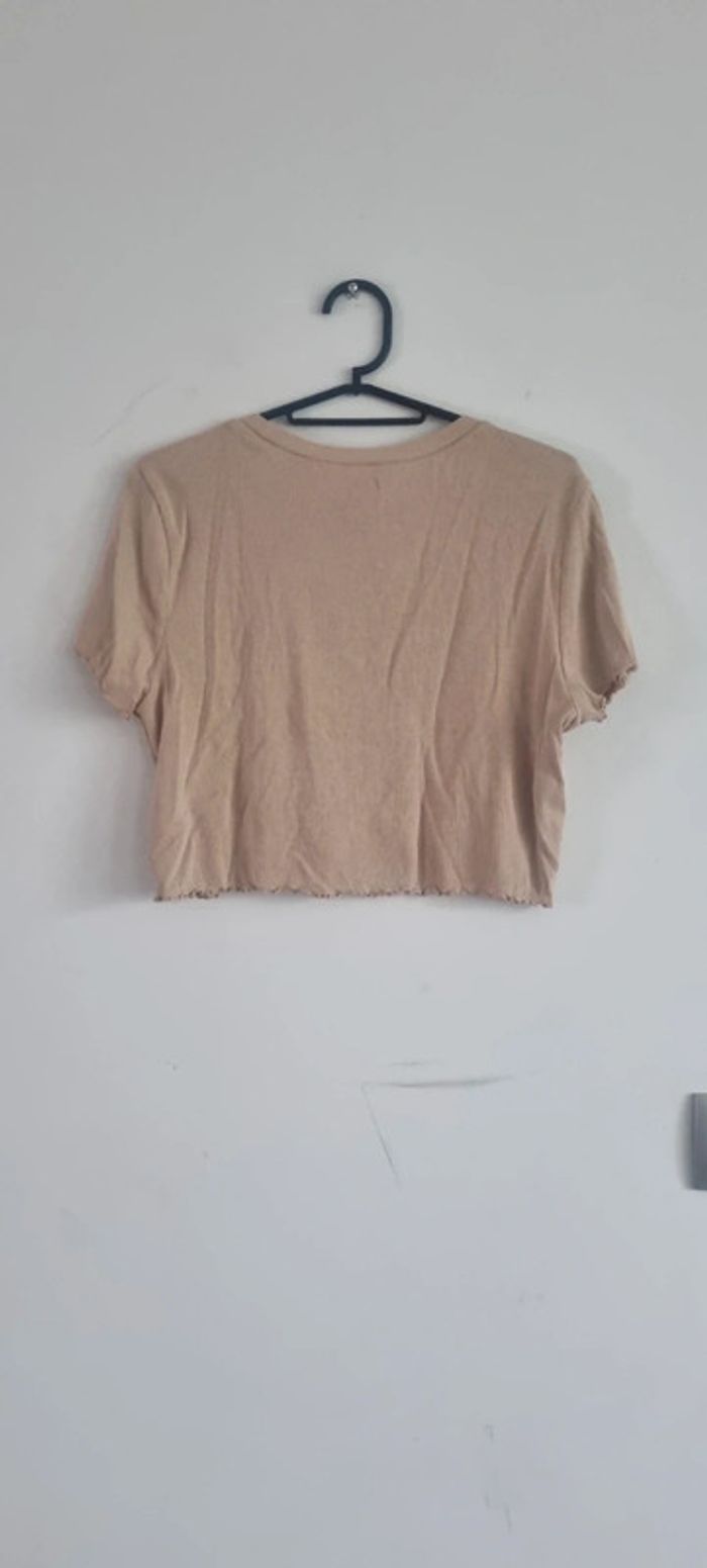 T-shirt beige - photo numéro 3