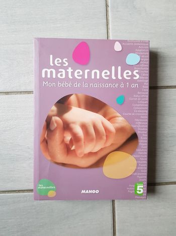 Livre les maternelles mon bebe de la naissance a 1 an