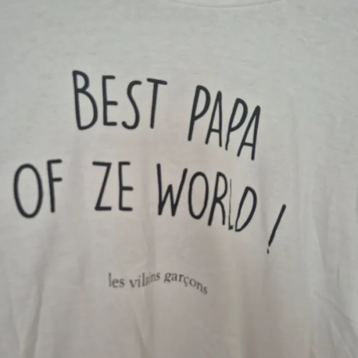 Tee-shirt meilleur papa du monde XXL - photo numéro 2