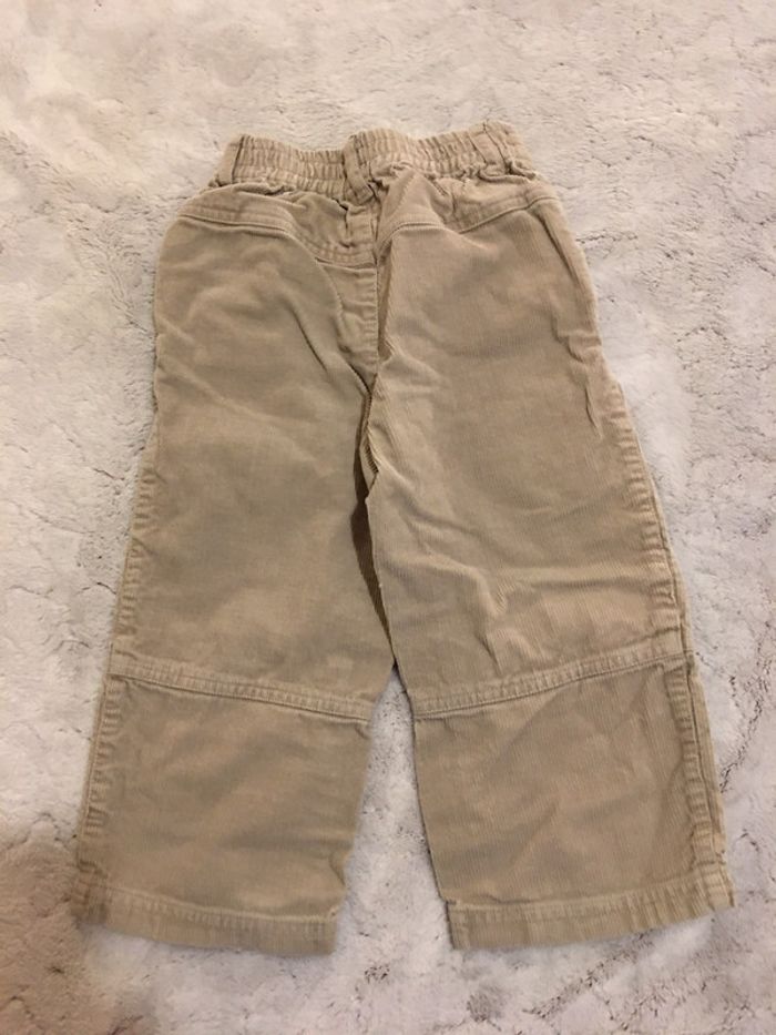 Pantalon velours beige - Alphabet - 18 mois - photo numéro 2