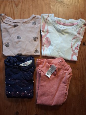 T.shirt fille - 2/4 ans - Différentes Marques