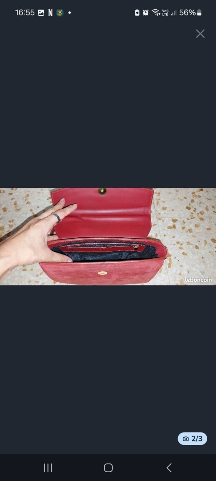 Sac à main cuir minelli - photo numéro 2