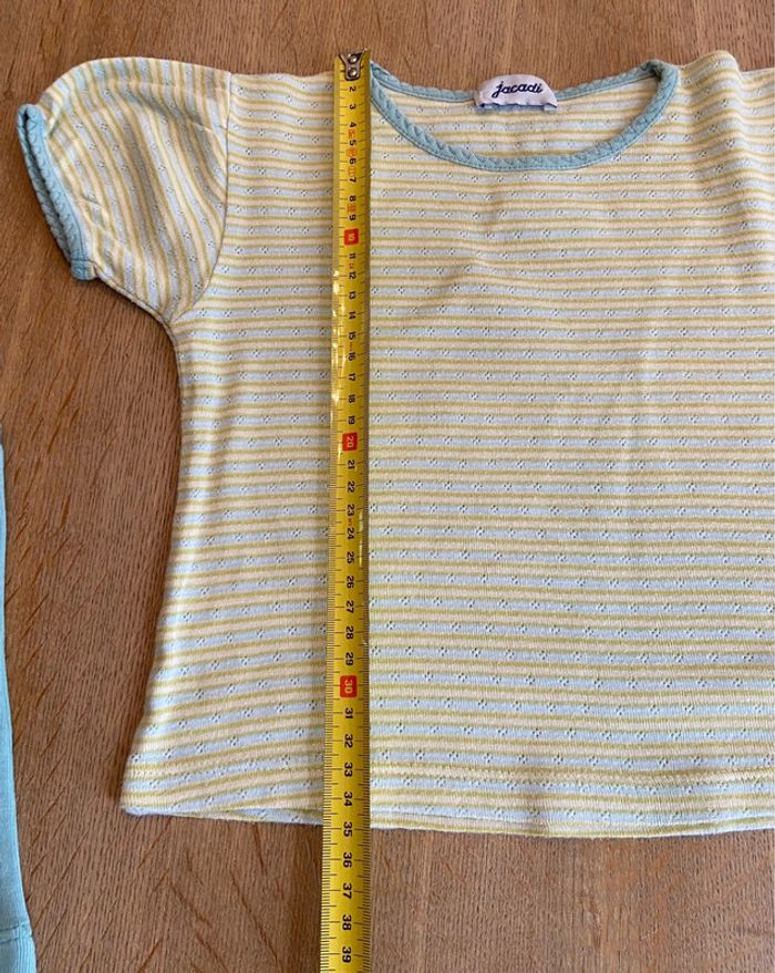 Duo de tee-shirt et débardeur Jacadi taille 6 ans vert et turquoise - photo numéro 12