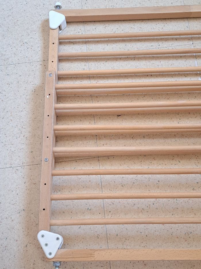 Barrière Sécurité Extensible en bois - photo numéro 2
