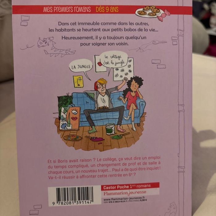 Livre au secours je rentre en 6e - photo numéro 2