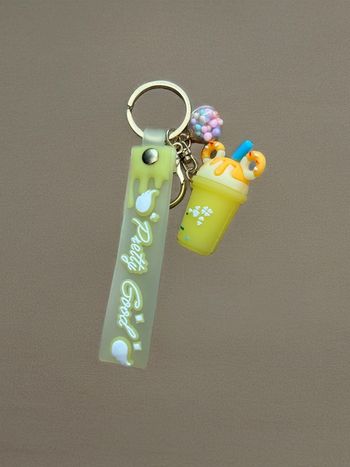 Porte clés Glace jaune
