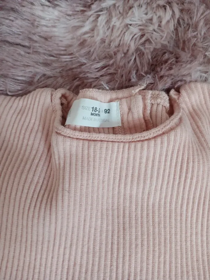 Robe bébé zara coton côtelé - photo numéro 3