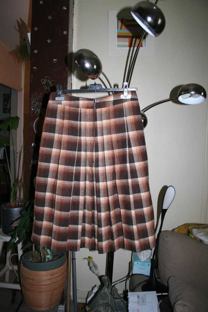 🌸Jupe plissée taille haute box pleated Taille 46 Vintage "Jupeor " 🌸 - photo numéro 3