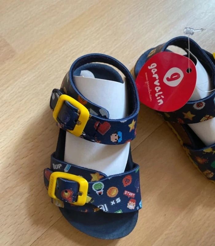Sandales chaussures Garvalin pointure 21 neuves - photo numéro 5