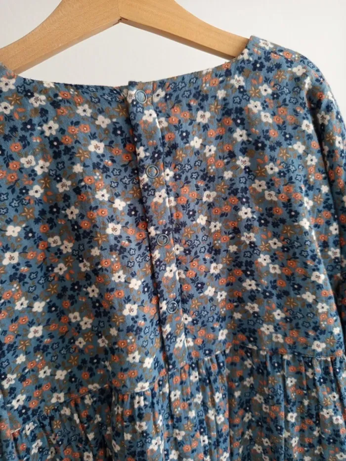 Jolie blouse fleurie Liberty Petit Bateau 10 ans neuve avec étiquette - photo numéro 8