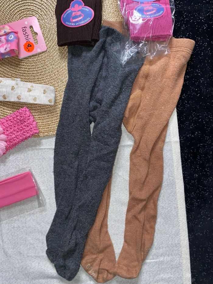 Lot bandeaux et collants 6 mois - photo numéro 3