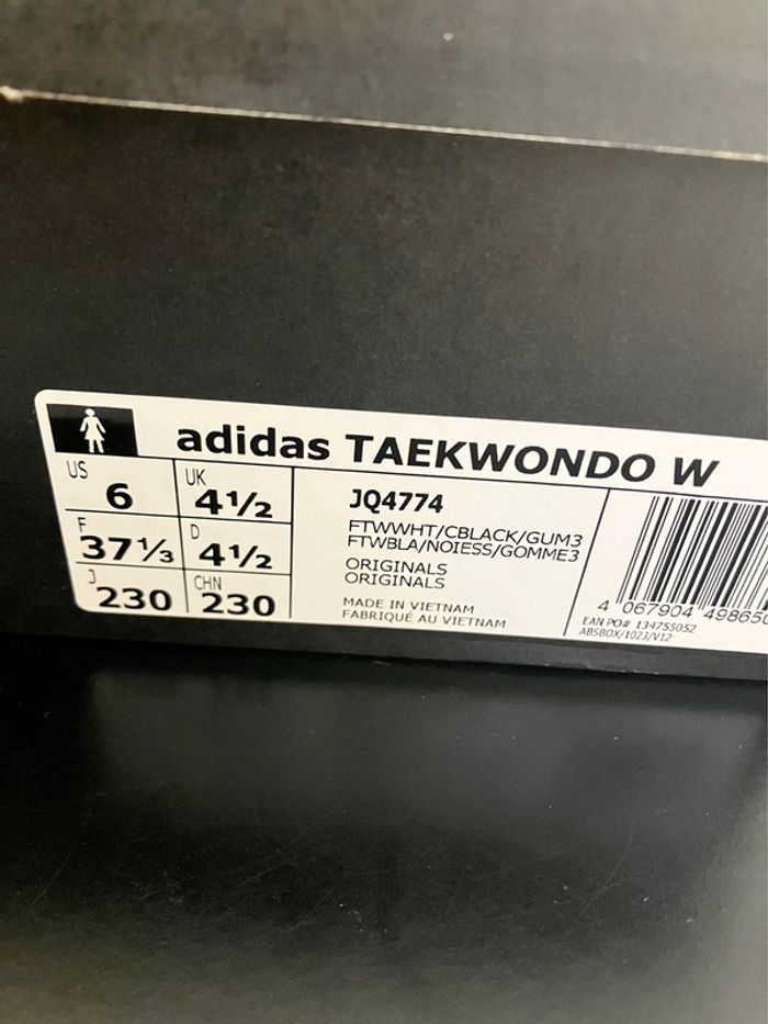 Adidas Originals Taekwondo White / Black - photo numéro 9