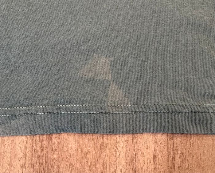 T-shirt Tommy Hilfiger vert pâle - Inscription blanche sur la poitrine – Taille M - photo numéro 6