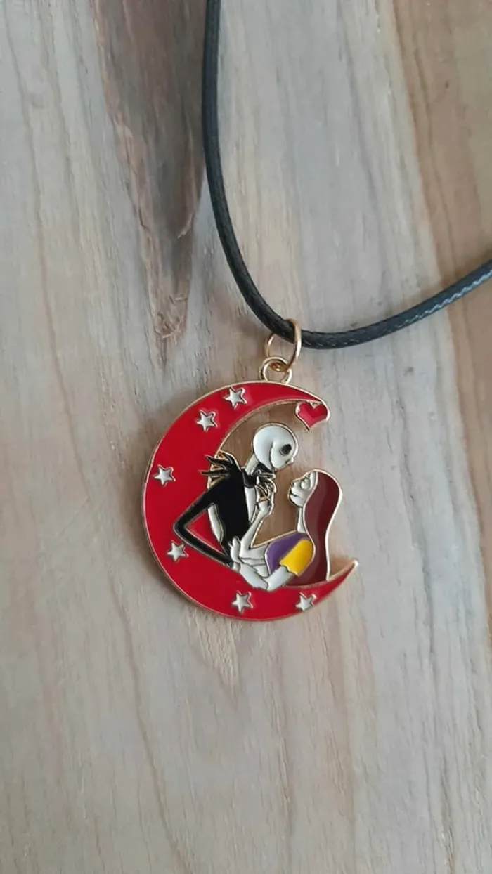 Collier avec pendentif Jack et Sally - photo numéro 2