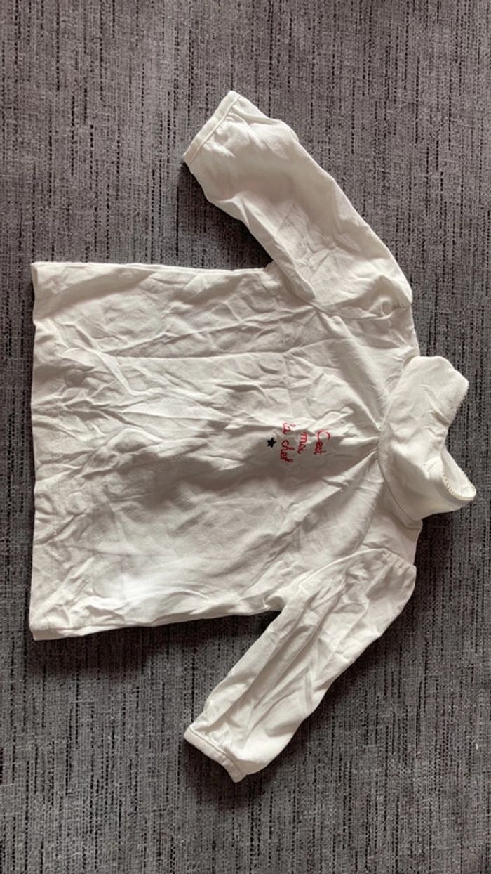 Haut manches longues 3 mois fille