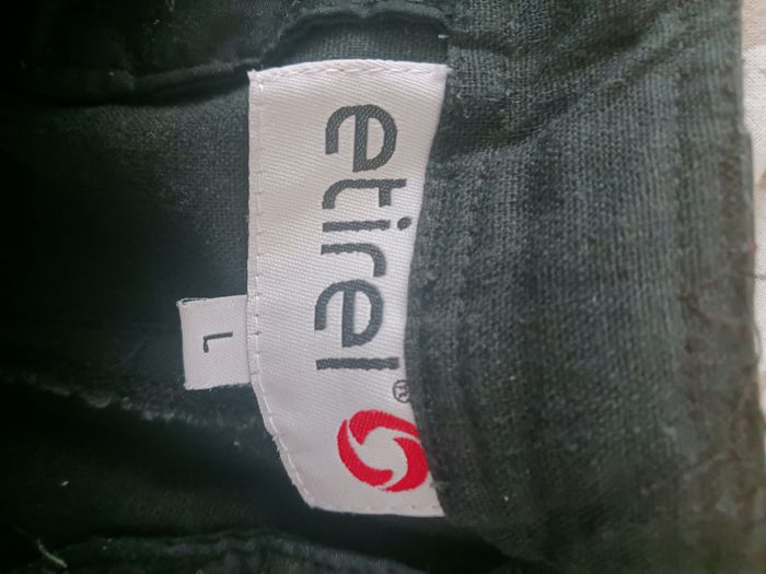 Pantalon noir coton et lin - photo numéro 3
