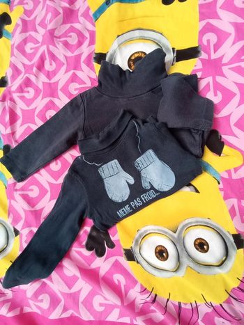 2 sous pull marine 9 mois