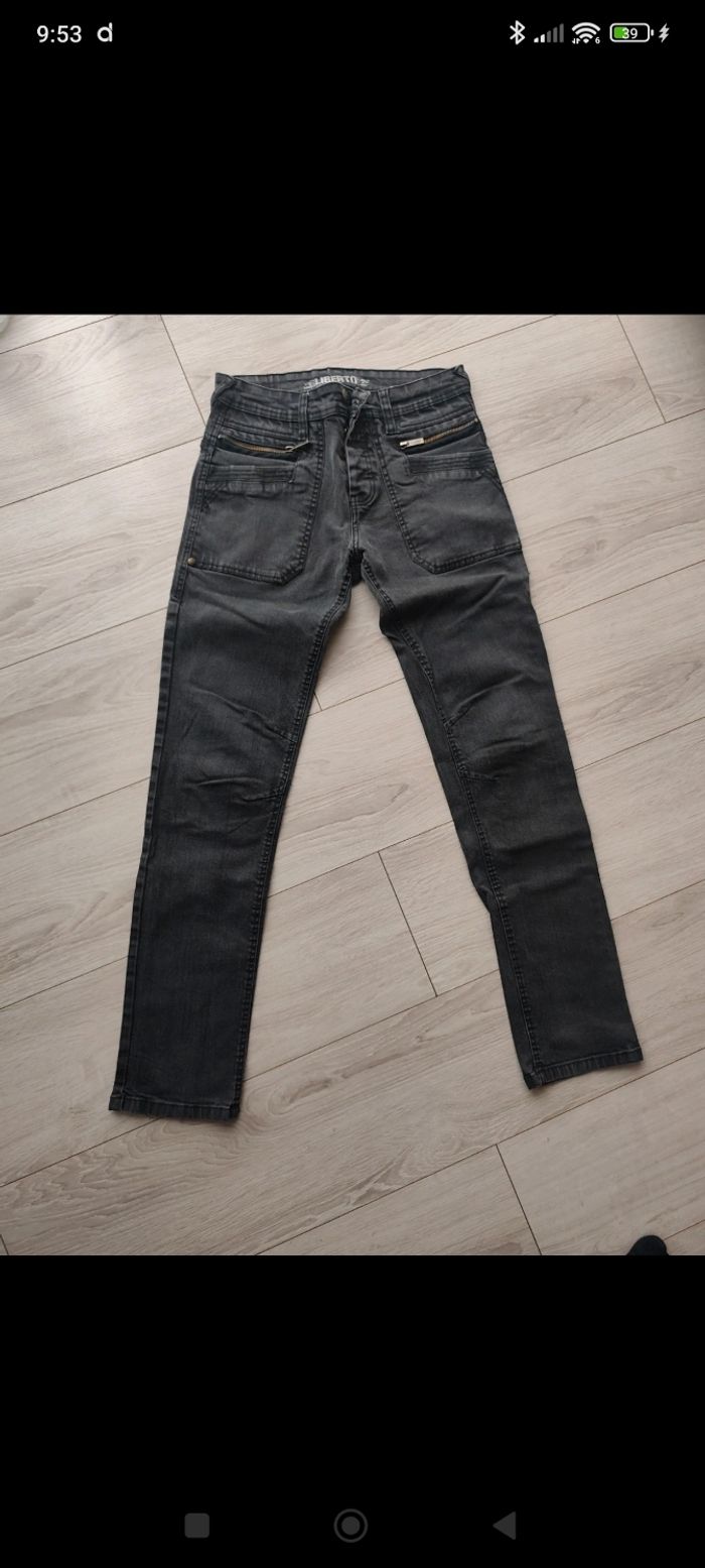Jean homme gris foncé taille 38 - photo numéro 2
