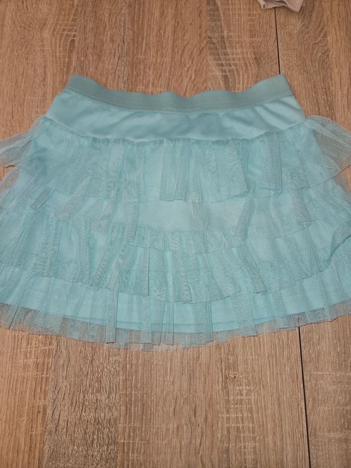 Jupe a volant bleu - photo numéro 3