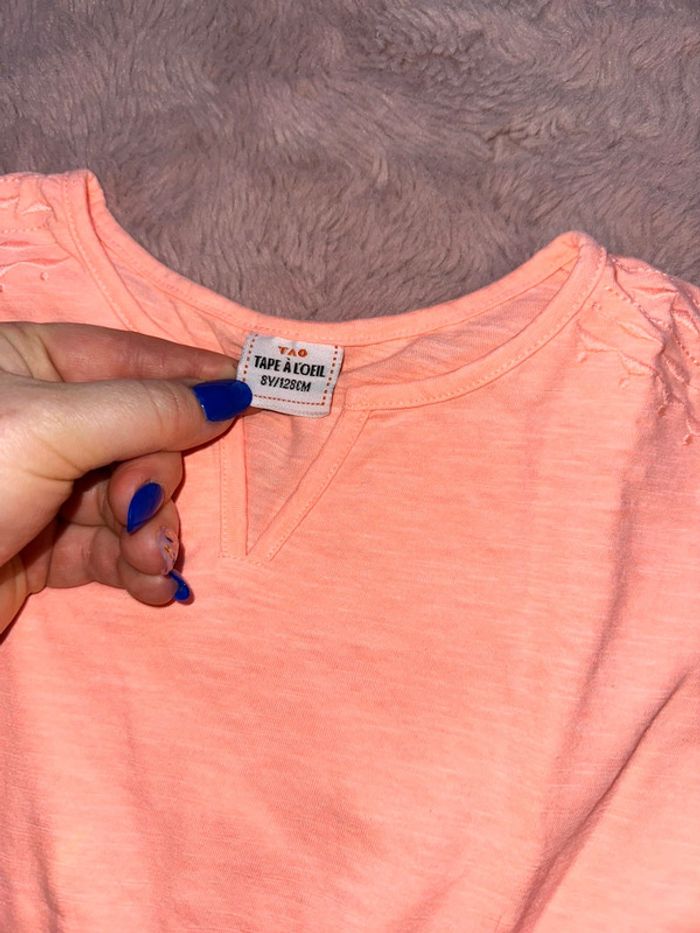 Tee shirt tape à l’œil 8 ans - photo numéro 4