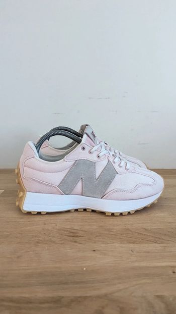 New balance 327 style denim rose