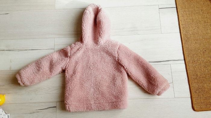 Vêtement fille manteau veste blouson rose moumoute U essentiel taille 4 ans - photo numéro 6
