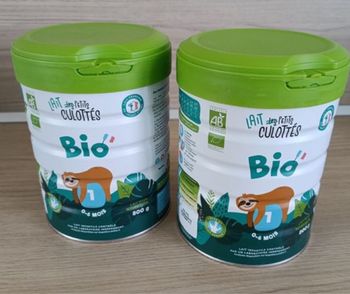2 boites de lait 1er âge