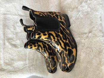 Bottines de pluie leopard Rouchette pointure 41 dans sa boîte