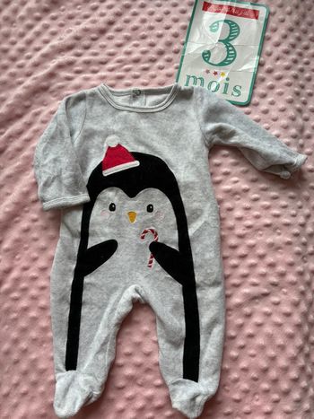 Pyjama 3 mois hiver Noël