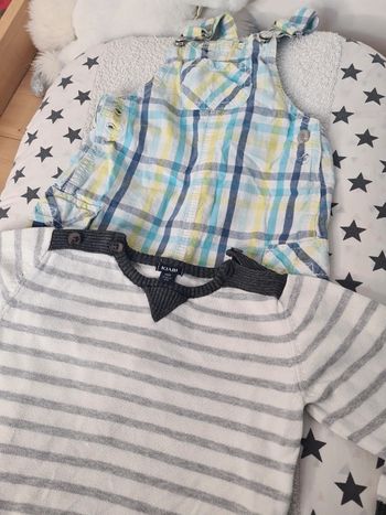 Lot 18mois salopette pull