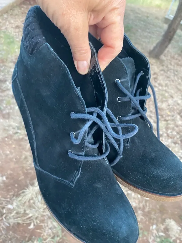 Lacoste bottines compensées 40 - photo numéro 8