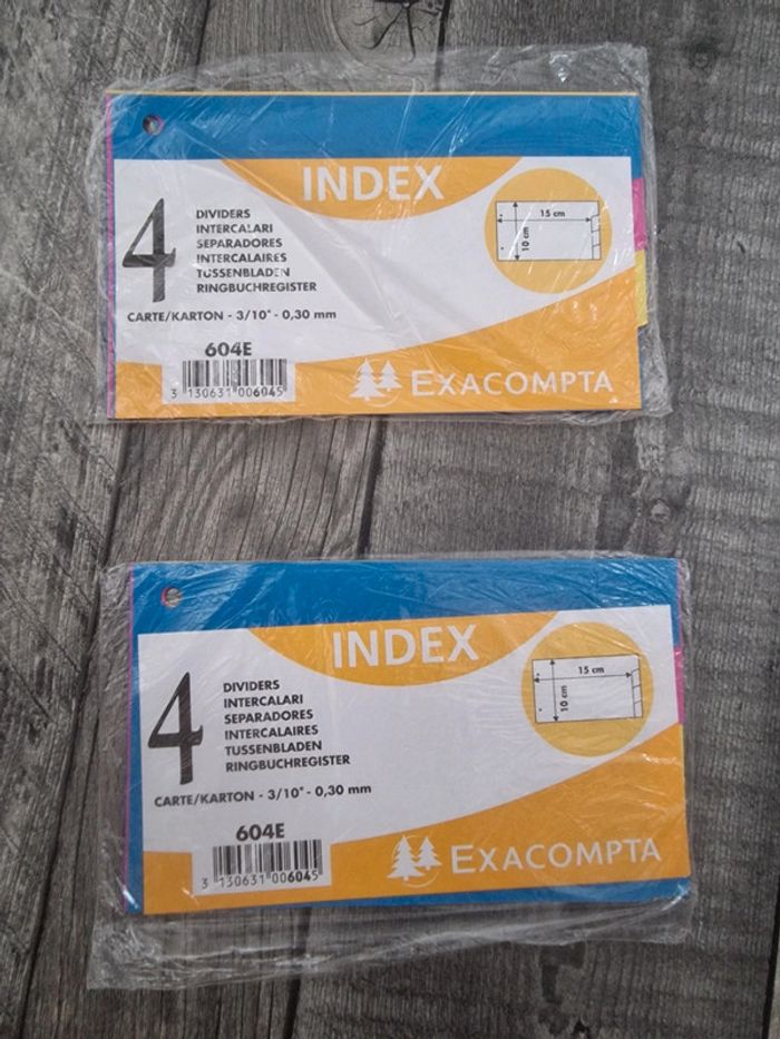 Lot fournitures intercalaires