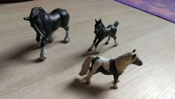 Lot de 3 chevaux Papo