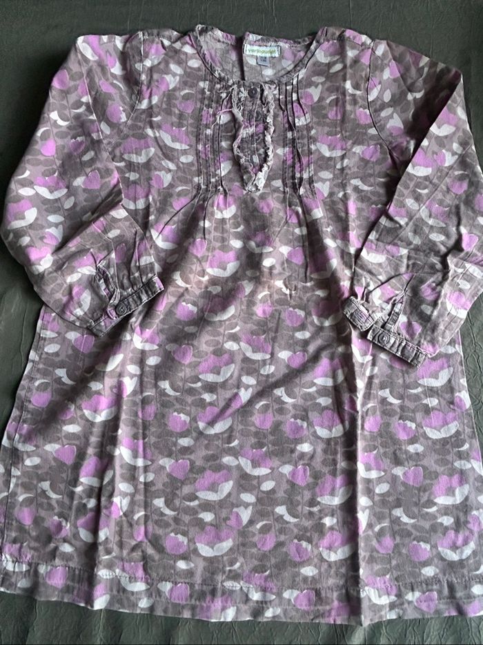 Lot de 2 chemises blouses mi-saison fille - photo numéro 5