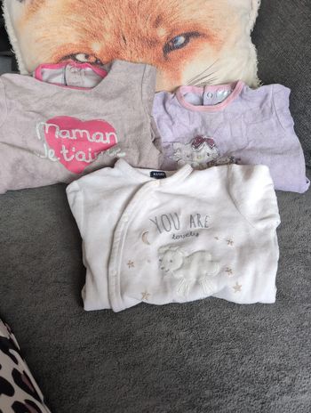 Lot pyjama fille 9/12 mois